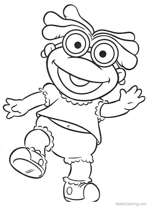 muppet babies coloring pages  printable coloring pages