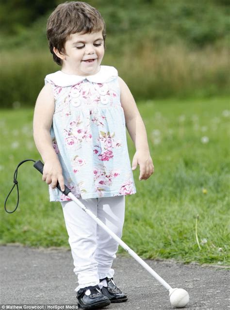 the blind five year old girl who s exploring the world thanks to a