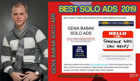 best place to buy solo ads in 2019 gena babak solo ads