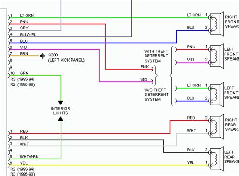 toyota car stereo wiring diagram  wiring diagram sample