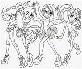 Pages Coloring Dance Monster High Moms Printable Colouring Girls Template Class sketch template