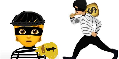 robber emoji  exist    find  soyacincau