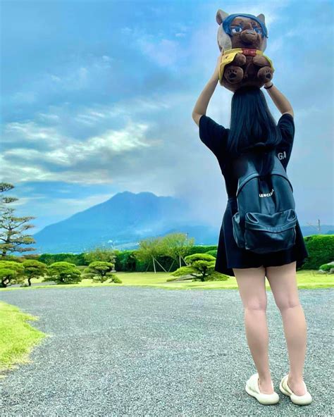 上田ミルキィさんのインスタグラム写真 上田ミルキィinstagram 「今年の自分への誕プレは｢鹿児島ぬい活旅行🍠｣でした〜！！！ どう