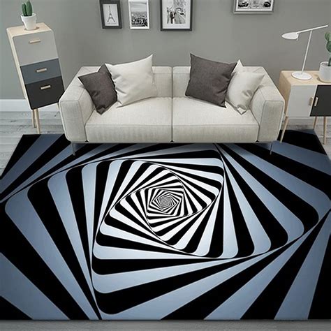 amazonde azzrro kreativer illusions teppich xcm abstrakter