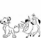 Coloring Lion King Pages Kids Popular sketch template