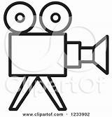 Reel Clipart sketch template