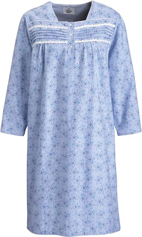 Women Silverts Disabled Elderly Needs Womens Flannel Adaptive Hospital