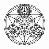 Alchemy Array Runes Alchemical sketch template