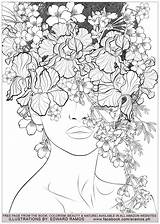 Relajacion Colorism Hawaienne sketch template