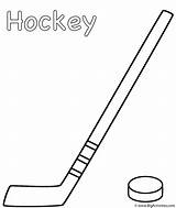Hockey Stick Coloring Puck Sports Clipart Template Drawing Pages Ice Field Kids Print Sticks Printable Color Clip Book Sketch Wedding sketch template