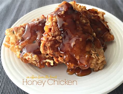 honey chicken  affair   heart