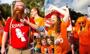 Melbourne S Ginger Price Rally Sees Thousands Of Redheads