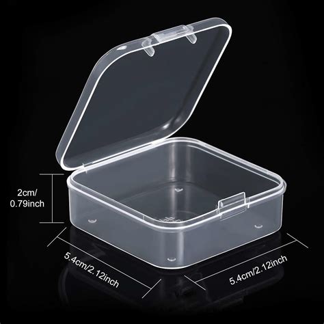 Small Rectangle Clear Plastic Lightweight Containers