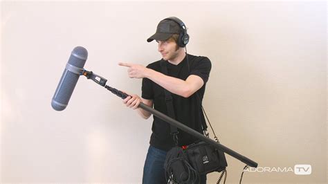 boom mics  lav mics recording sound