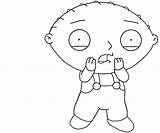 Stewie Coloring Griffin Gangster Sketch sketch template