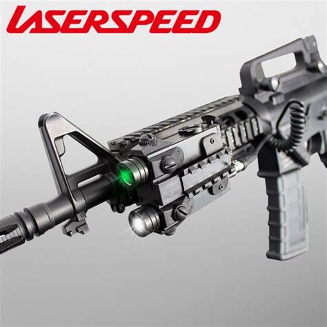 military aluminum gun laser greenredir dual laser pointer  rifle hunting laser sights