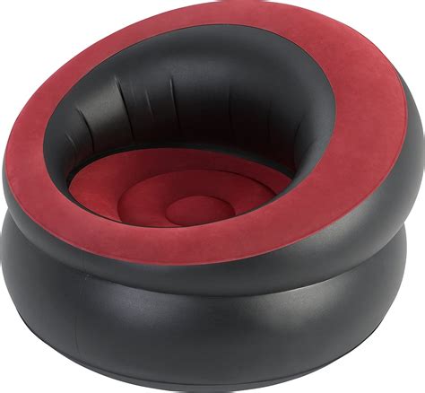 inflatable chair flocked high quality modern funky design  globatek
