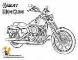 Harley Detailed Bike sketch template