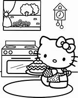 Coloring Kitty Hello Pages Baking Printable Cupcake Colouring Print Da Online Kids Birthday Getcolorings Color Book Photobucket S921 Drawing Salvato sketch template
