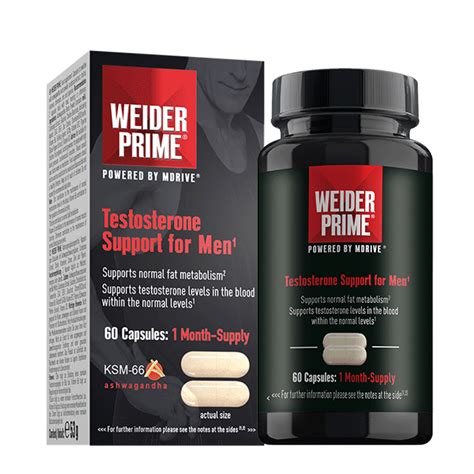 Weider Prime Testosterone Support For Men 60 Capsulas Nuestrafarma