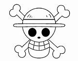 Straw Hat Flag Piece Coloring Pages Luffy Pirate Monkey Roronoa Zoro Coloringcrew Pirates Palha Sabo Nami Paille Coloriage Chapeau Chapeu sketch template