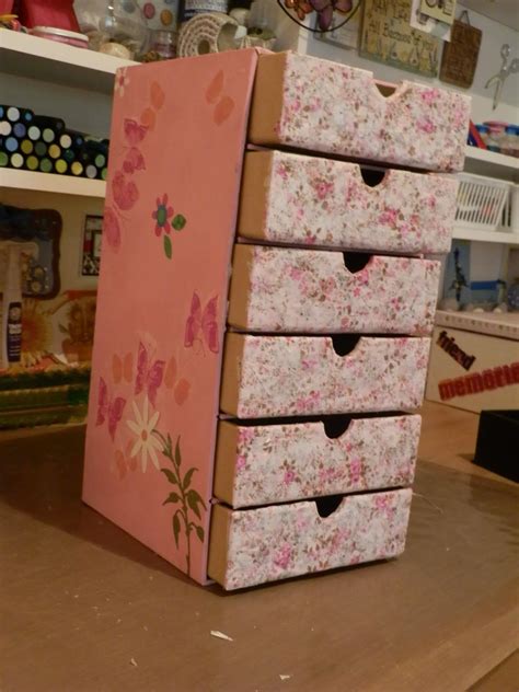 charity crafter  decopatch  decoupage cardboard crafts
