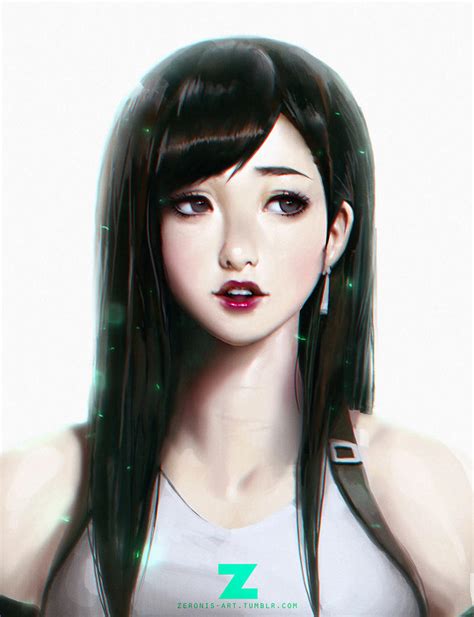 Tifa Portrait 01 By Zeronis On Deviantart