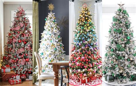 16 beautiful and festive christmas tree decorating ideas