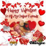 happy valentines day     friends graphic