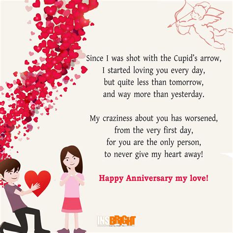 cute happy anniversary poems      images insbright