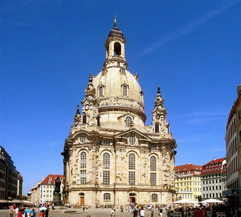 frauenkirche kosciol marii panny  dreznie barokowy kosciol