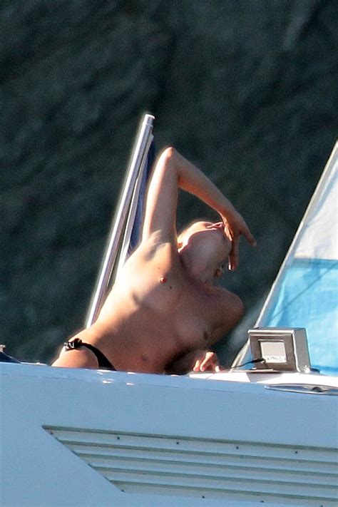 kate moss topless again on a yacht in st tropez