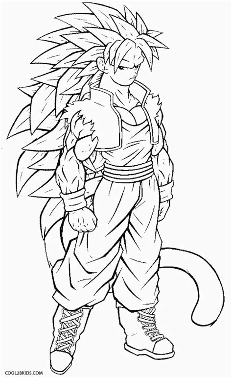 printable goku coloring pages  kids coolbkids