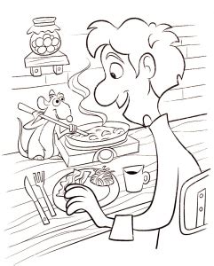 ratatouille  printable coloring pages  kids