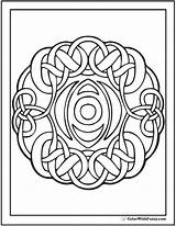 Celtic Coloring Pages Round Irish Sheets Kids Colorwithfuzzy Scottish Designs Geometric Adults Printable Colouring Knot Wreath Crosses Choose Board Fuzzy sketch template
