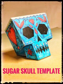 de muertos   de los muertos candy skull template tpt
