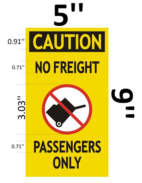 hpd sign caution passengers   freight sign aluminum sign hpd signs  official store