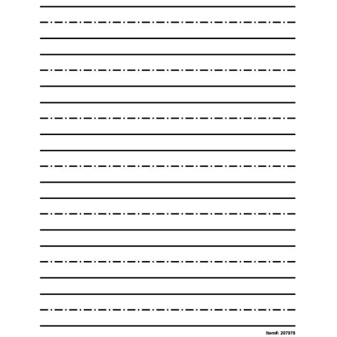 dotted  writing paper template
