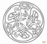 Celtic Pages Coloring Alphabet Getcolorings Popular Color sketch template
