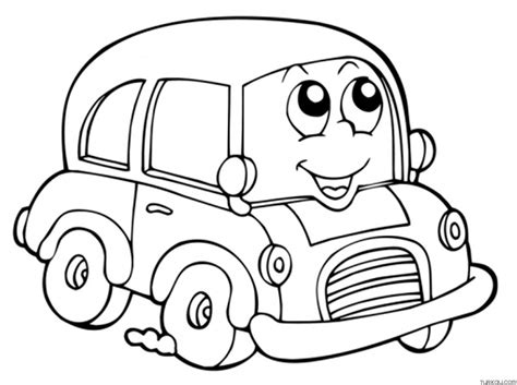 cute car coloring page turkau