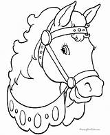 Pferdekopf Ausmalbilder sketch template