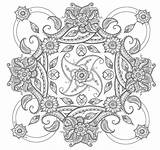 Coloring Pages Paisley Printable Mandala Popular Adult Coloringhome sketch template