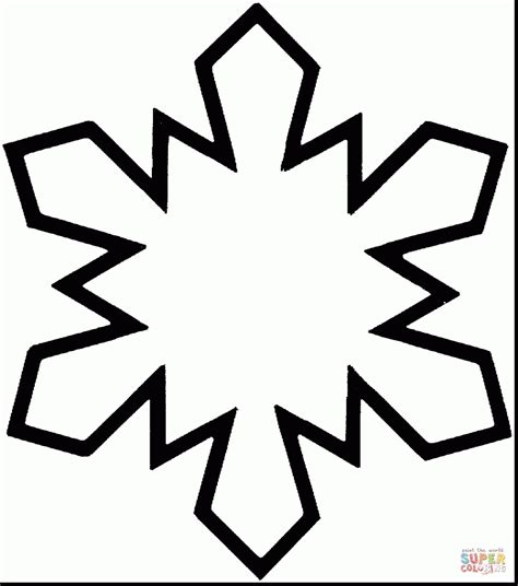 simple snowflake clipart    clipartmag