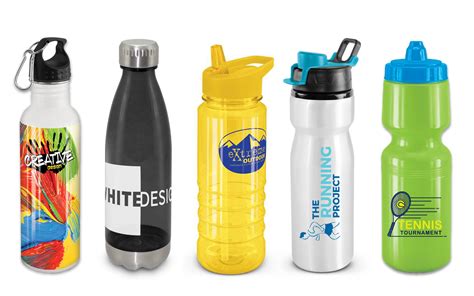 branded drink bottles brand identity