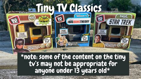 Tiny Tv Classics With Working Remote Full Unboxing Big Bang Theory Star