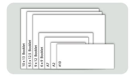 standard envelope sizes housewest