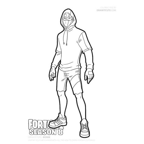 fortnite coloring pages ikonik    coloring page names