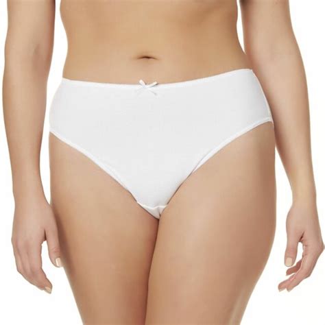 Womens Cotton Bikini Underwear Size 11 Jaclyn Smith Premium Plus