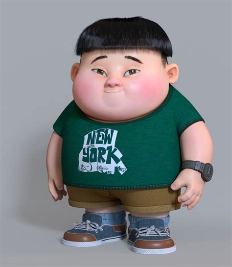 artstation  fat boy zhan changyu kids cartoon characters fat cartoon characters cartoon