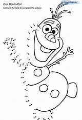 Dot Frozen Printables Worksheets Printable Kids Activity Disney Source Olaf sketch template